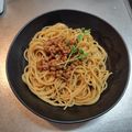 花音's cooksnap of when they made 簡単！納豆&塩昆布パスタ.