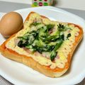 なおミール's cooksnap of when they made 冷凍できるよ★ほうれん草ベーコントースト.