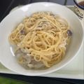 lox's cooksnap of when they made ワンポットパスタ♪牛乳を使って鍋で４人分.