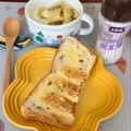 まこさんど's cooksnap of when they made 塩バターパン☆簡単に食パントースト☆.