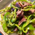 クック☆やーっ！'s cooksnap of when they made 砂ズリピーマン炒め★ズリピー.