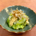 島子☆'s cooksnap of when they made キャベツと油揚げの煮びたし☆宇都宮市保セ.