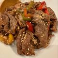 瀬戸ぽん's cooksnap of when they made 牛肉とパプリカのカラフルオイスター炒め.