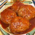 neneko's cooksnap of when they made 簡単おいしい♪基本のハンバーグ.