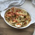 Ruriluru's cooksnap of when they made 蕪とハムのミルクチーズグラタン.