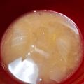 ヨシヨッシー's cooksnap of when they made 玉ねぎと白菜のお味噌汁.