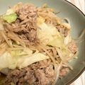 ちゅむまま's cooksnap of when they made 簡単メイン！豚ひき肉とキャベツの甘辛炒め.