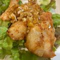 lucky2000's cooksnap of when they made たれ絶賛！元祖鶏むね肉のやわらか油淋鶏.