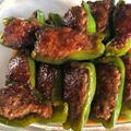ゴル's cooksnap of when they made ピーマンの肉詰め甘辛ソース煮込み.