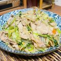 料理男子部🍻's cooksnap of when they made 簡単！豚こまもやし豆苗と卵の中華炒め.