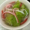 なーなちゃん's cooksnap of when they made 生姜香る♡レタスとカニカマのスープ.