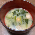 ぽてと's cooksnap of when they made 簡単♡ほうれん草とウインナーの味噌汁.