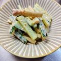 京ん家's cooksnap of when they made ちくわときゅうりのマヨごまサラダ.