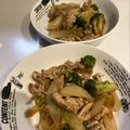 料理初心者imsk's cooksnap of when they made 豚こまとブロッコリーのバター醤油炒め.
