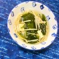 ふたごゆき's cooksnap of when they made ヘルシー満足✿たっぷりえのきのお吸い物.