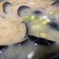 にゃつめ〜's cooksnap of when they made しじみの味噌汁（あさりもOK☆）.