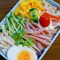 ❤️かわだん❤️'s cooksnap of when they made 簡単美味しい♪冷やし中華弁当.