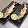 Etsu☆ko's cooksnap of when they made 初物☆鮎の塩焼き.