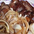 ♬あじさいのレシピ♬'s cooksnap of when they made 豚肉のレモン生姜焼き.