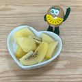 まこさんど's cooksnap of when they made キウイが★キラキラ★一口サイズの乱切り.