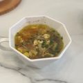 komugiko4's cooksnap of when they made ☆きのこと卵のスープ☆.