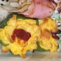 ちゃちゅ2's cooksnap of when they made お弁当の可愛いおかず♪エッグｉｎピーマン.