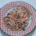 オリオバナ's cooksnap of when they made きのことサーモンのクリームパスタ.