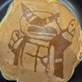 ゆうこドリ's cooksnap of when they made 絵を直せる！お絵描きホットケーキ.