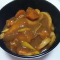 黒豆丸's cooksnap of when they made めんつゆと残ったカレーでカレーうどん.
