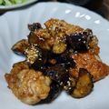 mina.ichi's cooksnap of when they made 我が家の定番★鶏肉&なすの甘辛炒め.