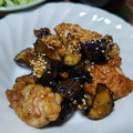 mina.ichi's cooksnap of when they made 我が家の定番★鶏肉&なすの甘辛炒め.