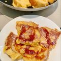 kayosanta's cooksnap of when they made 簡単ヘルシー。豆乳フレンチトースト☆.