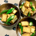 ふたごゆき's cooksnap of when they made 夏☆簡単副菜！オクラと厚揚げの南蛮漬け.
