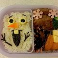 ЧuЯi's cooksnap of when they made 超簡単キャラ弁！アナ雪＊顔だけオラフ＊.