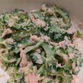 ナツ☆ママ's cooksnap of when they made 残暑を乗り切れ！苦くないゴーヤツナサラダ.