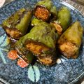 オレンジママちゃん's cooksnap of when they made 簡単丸ごと！ピーマンの肉詰め照り焼き.