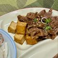 にきけん's cooksnap of when they made 牛肉と厚揚げの炒め物.