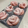 Amerixx's cooksnap of when they made お花の形のビーツミルクパン【HB使用】.