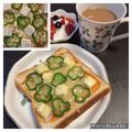 ほか弁ママ's cooksnap of when they made 父作　絶品ピザトースト.