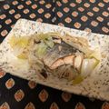 龍青空ママ's cooksnap of when they made 鮭とキノコと玉ねぎのフライパン蒸し.