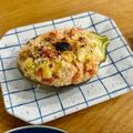 はなぴっち's cooksnap of when they made 夏ナスボート☆ツナマヨ焼き.