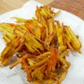 チェビス's cooksnap of when they made サツマイモとニンジンのかき揚げ.