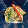 えびしお＠修行中's cooksnap of when they made レンジ☆青梗菜とカニカマの胡麻マヨサラダ.