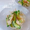 オウジリリノエ's cooksnap of when they made ササミときゅうりともやしのごまラー油.