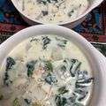 猫のミイヤ's cooksnap of when they made 食べるスープ『かぶと鮭のクリームスープ』.