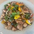 Shoppy's cooksnap of when they made 鶏モモ肉とピーマンの甘辛酢炒め.