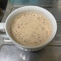 め目め's cooksnap of when they made きな粉小豆ラテ.