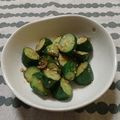 ﾁｲﾁｬﾝﾏﾏ's cooksnap of when they made 簡単おつまみ♫きゅうりのナムル☆.