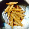 xyzクック's cooksnap of when they made 揚げごぼうの甘辛煮.