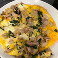 餡掛け炒飯's cooksnap of when they made 豚バラ&ほうれん草の卵とじ!(^^)!.